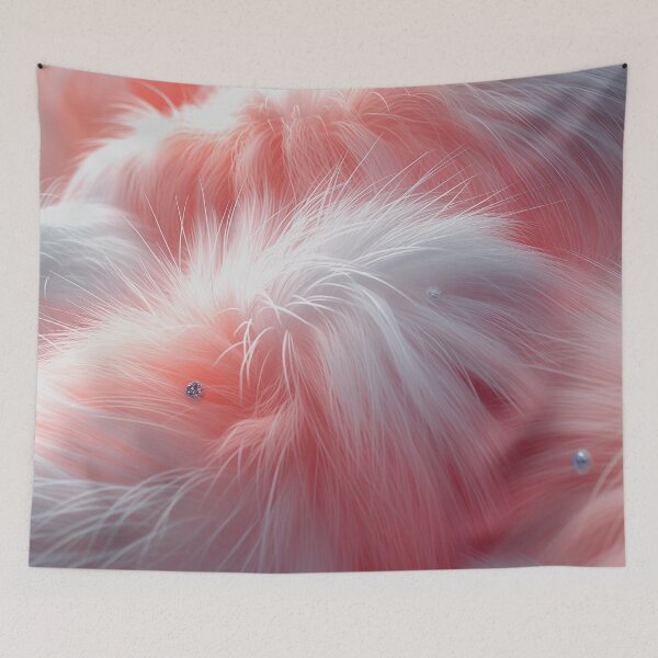 Item preview, Super soft white and peach feather texture designed and sold by Fantasyplus.