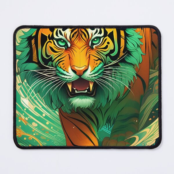 Item preview, Nouveau Tiger designed and sold by MatrixTattoo.
