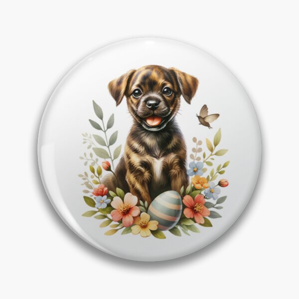 Item preview, Spring Treeing Tennessee Brindle Puppy designed and sold by TheAnimalZ00.