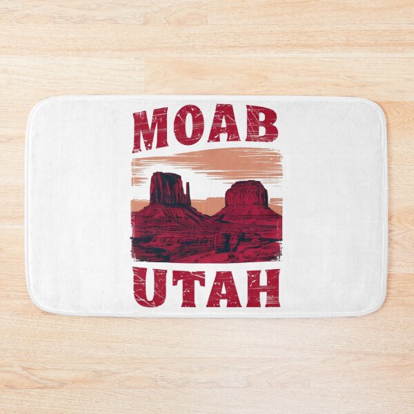 Item preview, Moab Utah Rock Formations - Red and White Graphic art designed and sold by BaisaStudio.