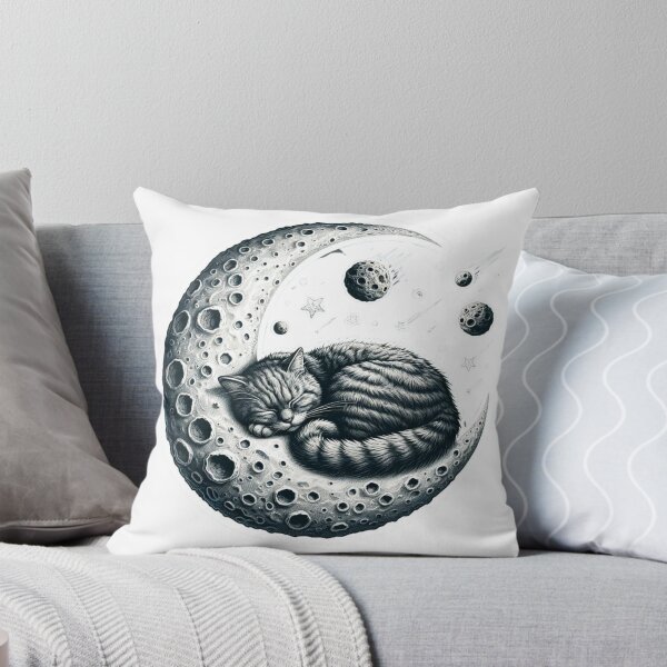 Item preview, Moon Cat Nap designed and sold by pixelpulsenyc.