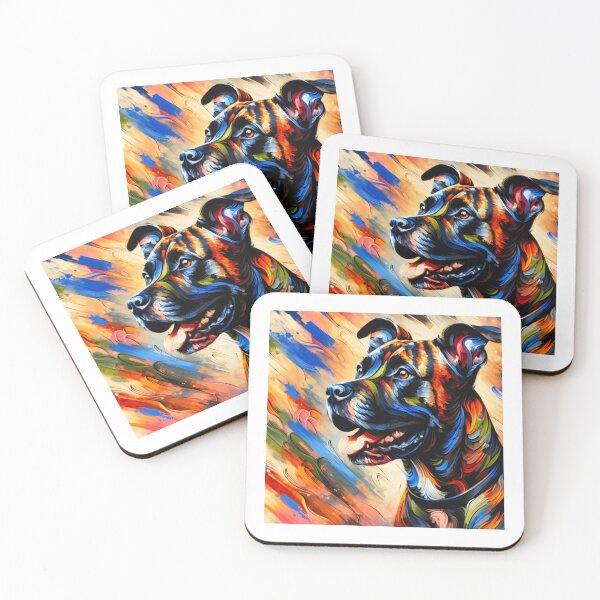 Item preview, Treeing Tennessee Brindle Painting designed and sold by TheAnimalZ00.