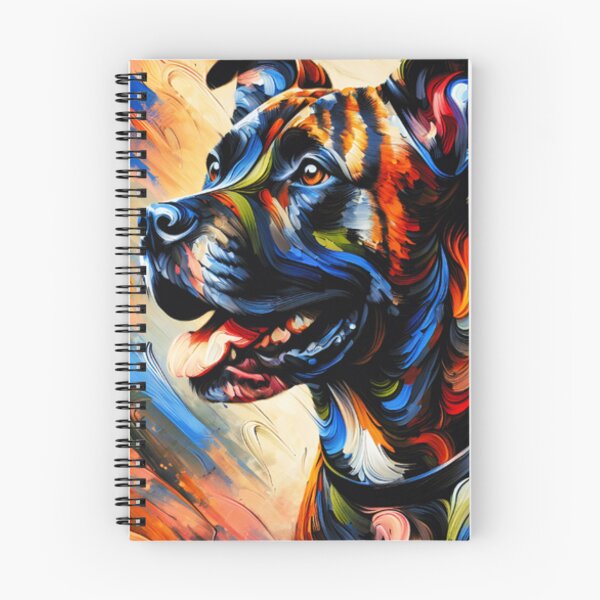 Item preview, Treeing Tennessee Brindle Painting designed and sold by TheAnimalZ00.
