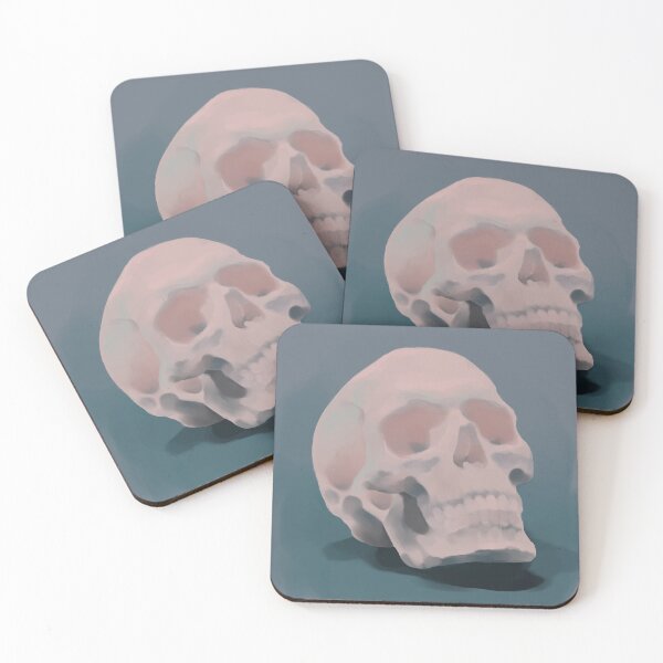 Item preview, A skull painting designed and sold by 3ll3n0ra.