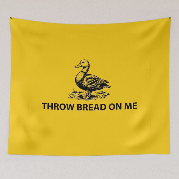 Item preview, Throw Bread on Me Duck Bumper designed and sold by PixVib.