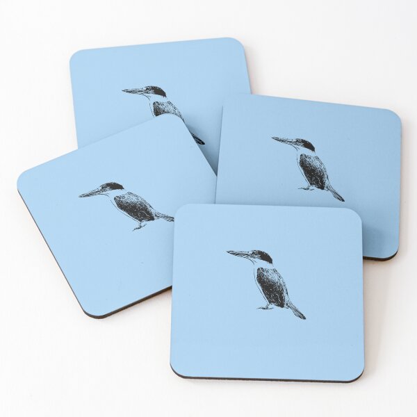 Item preview, Torresian Kingfisher Black Design  designed and sold by designsasstultd.