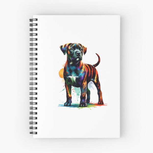 Item preview, Watercolor Treeing Tennessee Brindle designed and sold by TheAnimalZ00.