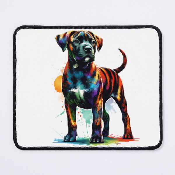 Item preview, Watercolor Treeing Tennessee Brindle designed and sold by TheAnimalZ00.