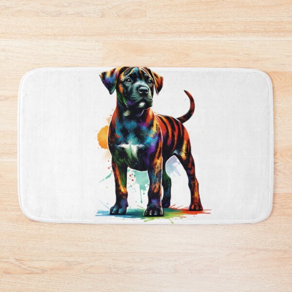 Item preview, Watercolor Treeing Tennessee Brindle designed and sold by TheAnimalZ00.