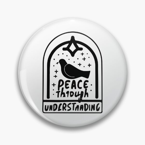Item preview, Peace Dove 'Peace through Understanding' Illustration designed and sold by NiftyWrx.