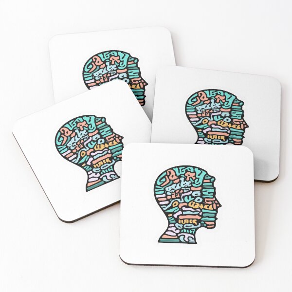 Item preview, Multilingual Mind Silhouette designed and sold by NiftyWrx.