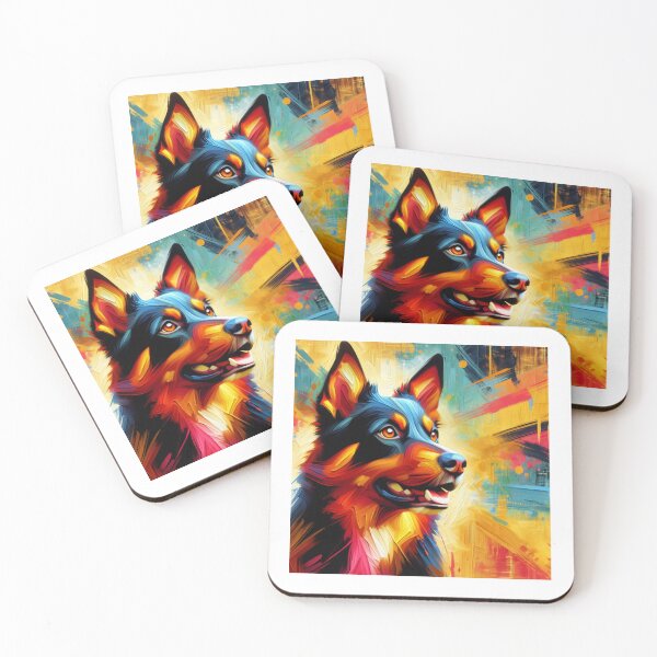 Item preview, Australian Kelpie Painting designed and sold by TheAnimalZ00.