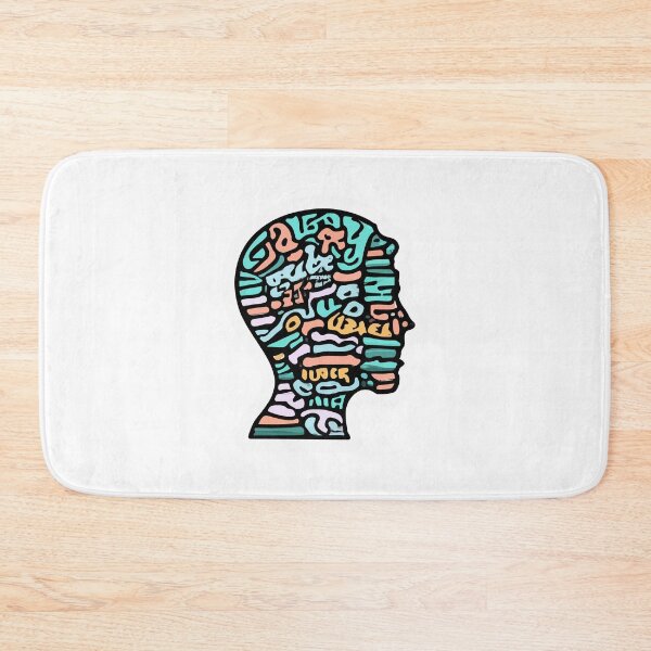 Item preview, Multilingual Mind Silhouette designed and sold by NiftyWrx.