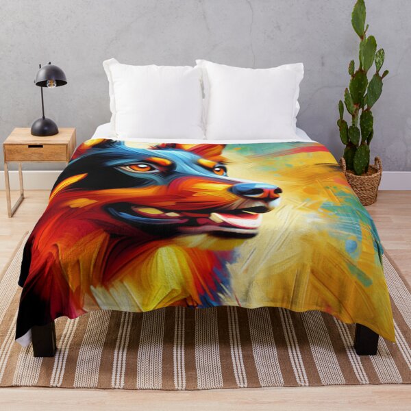 Item preview, Australian Kelpie Painting designed and sold by TheAnimalZ00.