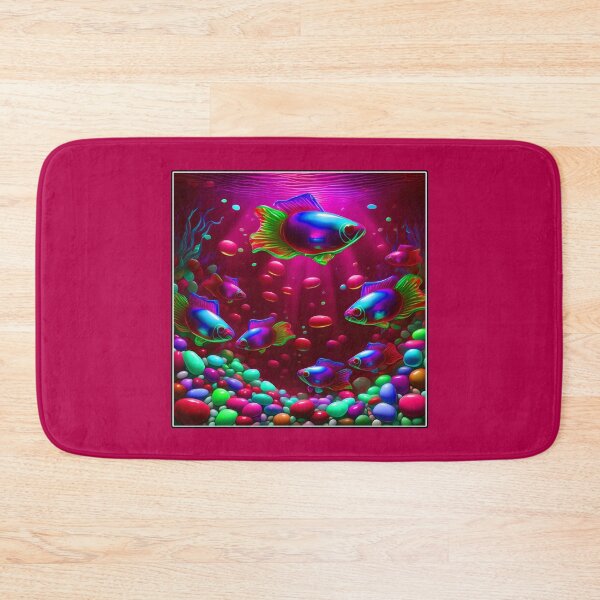 Item preview, Dark Pink Water Candy Wonderland Under the Sea designed and sold by Beachy.