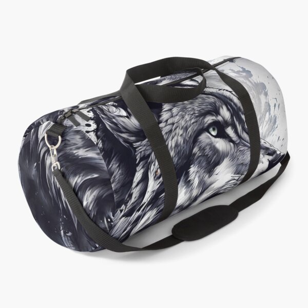 Item preview, Wolf in black and white designed and sold by PixelCraftDSG.
