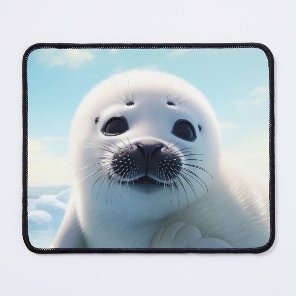 Item preview, Baby Harp Seal designed and sold by LonelySealCo.