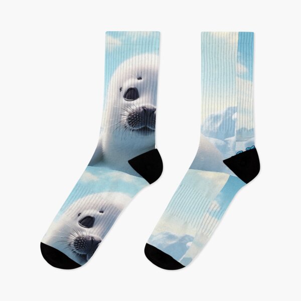 Item preview, Baby Harp Seal  designed and sold by LonelySealCo.