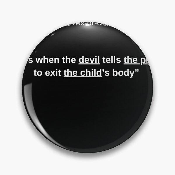Item preview, Reverse Exorcism Funny Anti Christianity Shirt designed and sold by BuddyBuilder.