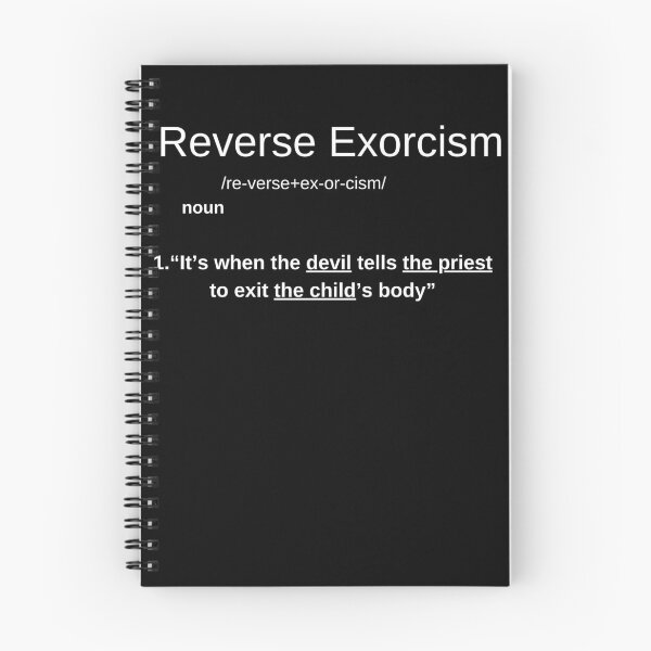 Item preview, Reverse Exorcism Funny Anti Christianity Shirt designed and sold by BuddyBuilder.