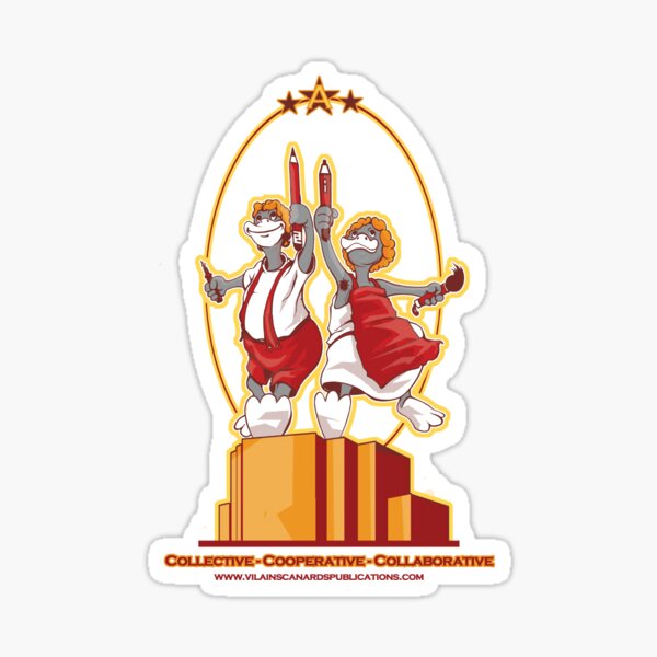 "Collectif - Coopératif - Collaboratif" Sticker