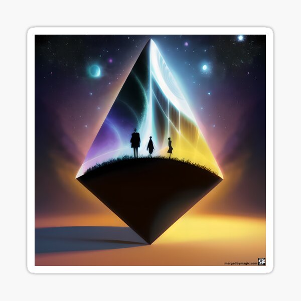 Merged By Magic: A Meeting of Minds Sticker