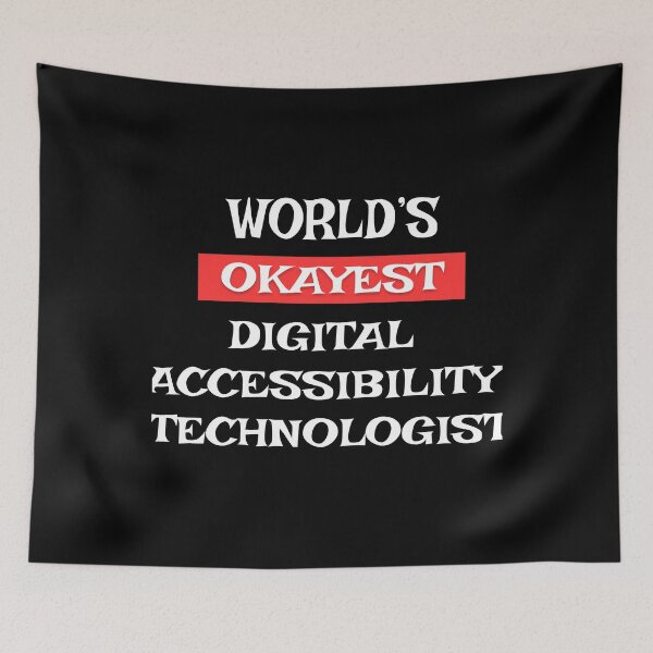Item preview, Digital Accessibility Technologist designed and sold by Stanislav Blank.