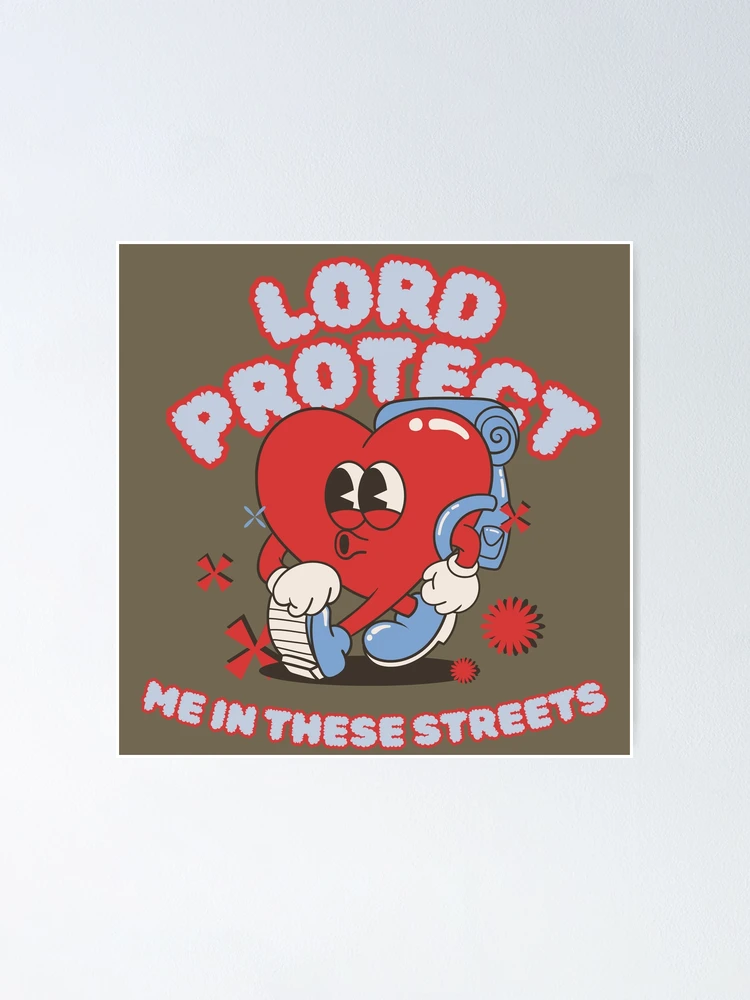 Thumbnail 1 of 3, Poster, God's Protection designed and sold by CreativInkLab.