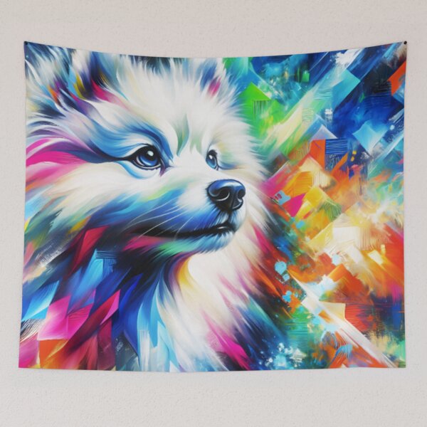 Item preview, American Eskimo Painting designed and sold by TheAnimalZ00.