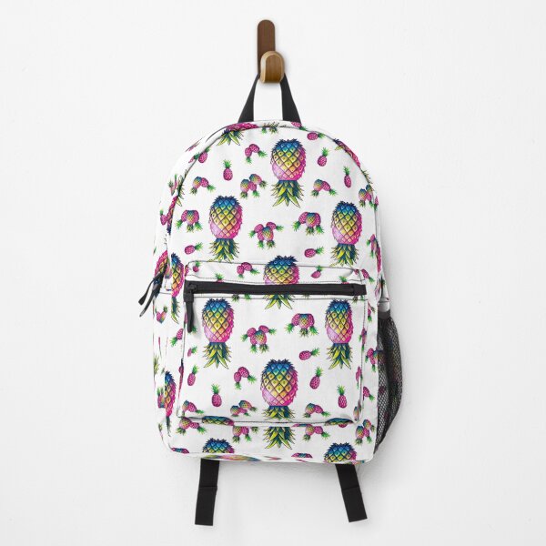 Item preview, Colorful Upside Down Pineapple Party Pattern | White designed and sold by JLEmporium.