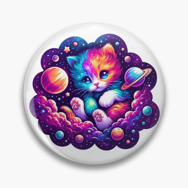 Item preview, Nebula Kitten designed and sold by pixelpulsenyc.