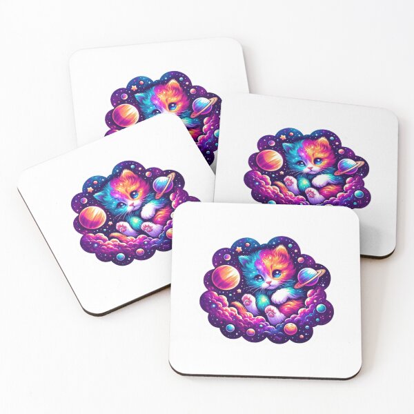 Item preview, Nebula Kitten designed and sold by pixelpulsenyc.