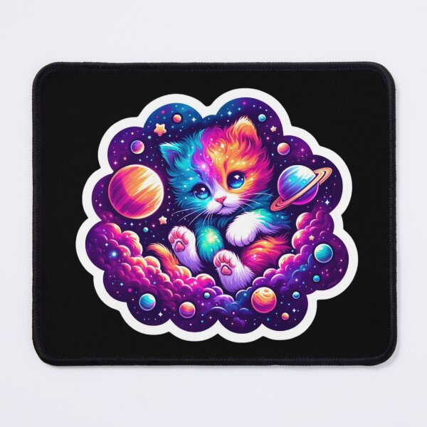 Item preview, Nebula Kitten designed and sold by pixelpulsenyc.