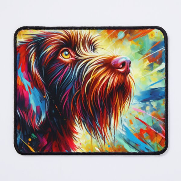 Item preview, Wirehaired Pointing Griffon Painting designed and sold by TheAnimalZ00.