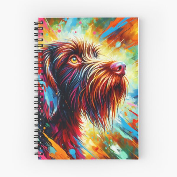 Item preview, Wirehaired Pointing Griffon Painting designed and sold by TheAnimalZ00.