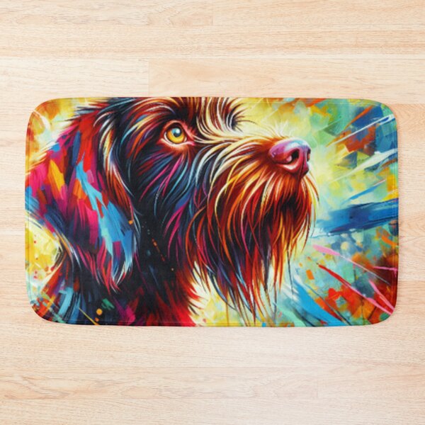Item preview, Wirehaired Pointing Griffon Painting designed and sold by TheAnimalZ00.