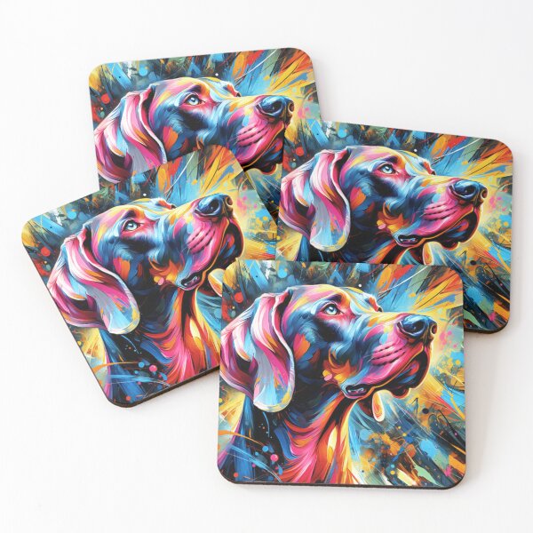 Item preview, Weimaraner Painting designed and sold by TheAnimalZ00.