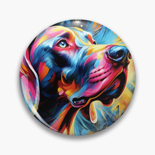 Item preview, Weimaraner Painting designed and sold by TheAnimalZ00.