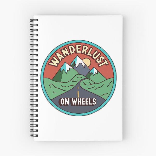 Item preview, Wanderlust on Wheels - Mountain Adventure Road designed and sold by NiftyWrx.