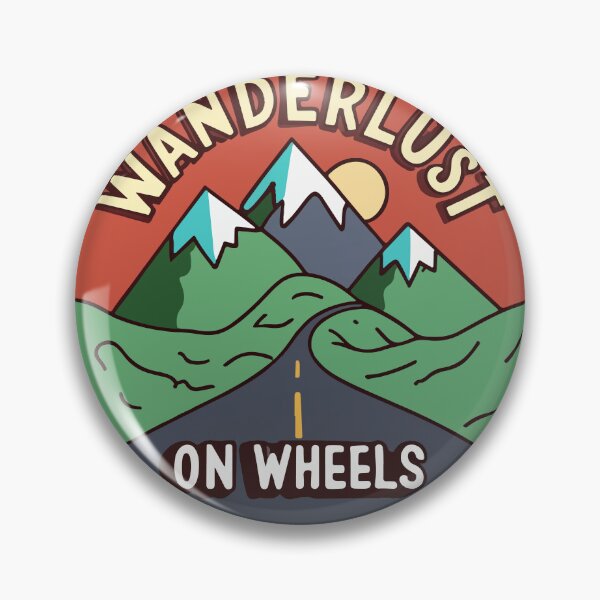 Item preview, Wanderlust on Wheels - Mountain Adventure Road designed and sold by NiftyWrx.