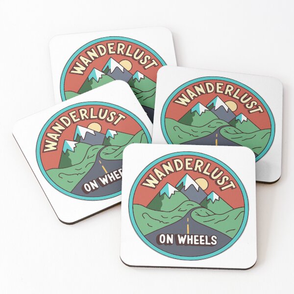 Item preview, Wanderlust on Wheels - Mountain Adventure Road designed and sold by NiftyWrx.