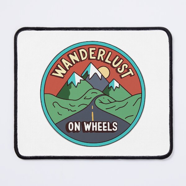 Item preview, Wanderlust on Wheels - Mountain Adventure Road designed and sold by NiftyWrx.
