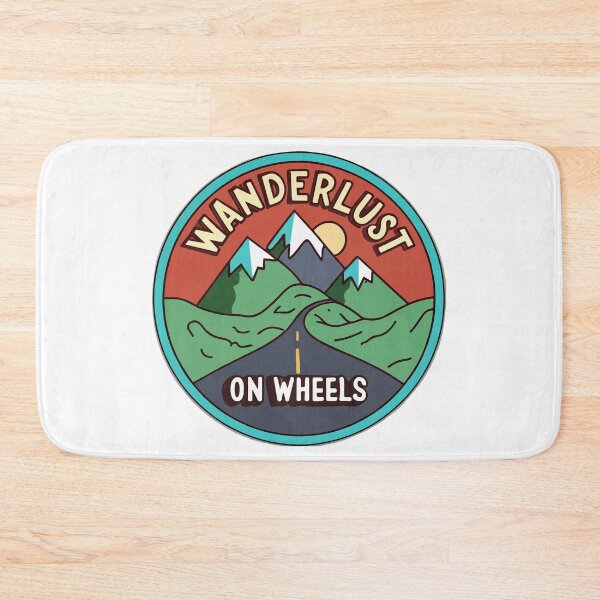 Item preview, Wanderlust on Wheels - Mountain Adventure Road designed and sold by NiftyWrx.