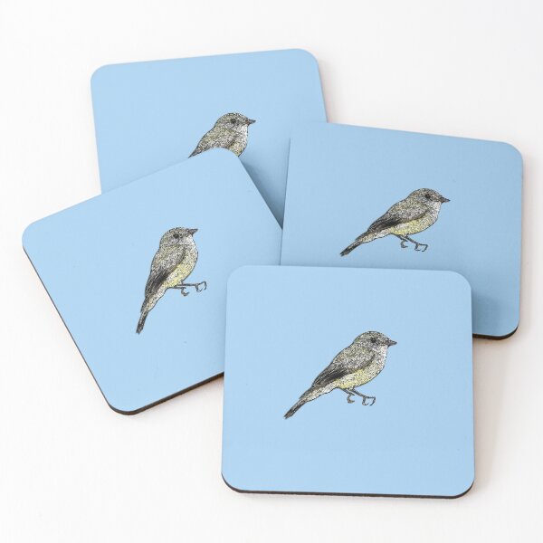 Item preview, Lemon-bellied Flyrobin Black Alternate Design  designed and sold by designsasstultd.