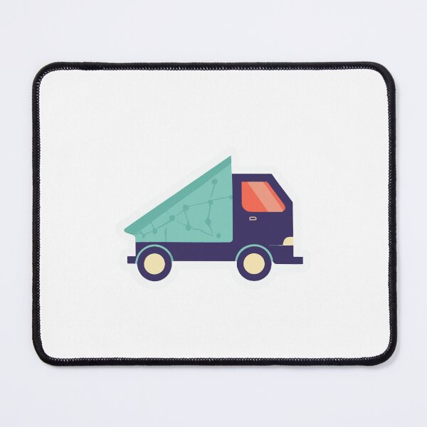 Item preview, Truck Route Map Illustration designed and sold by NiftyWrx.