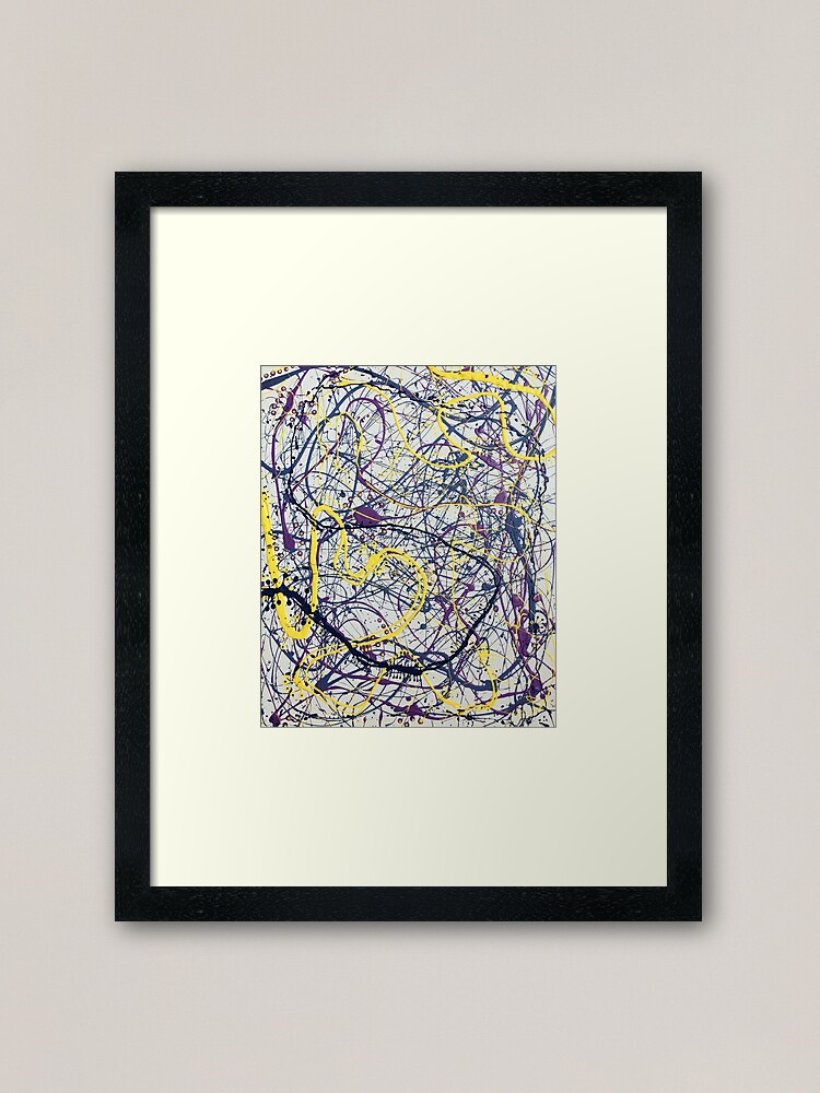 Alternate view of Mijumi Pollock 2 Framed Art Print