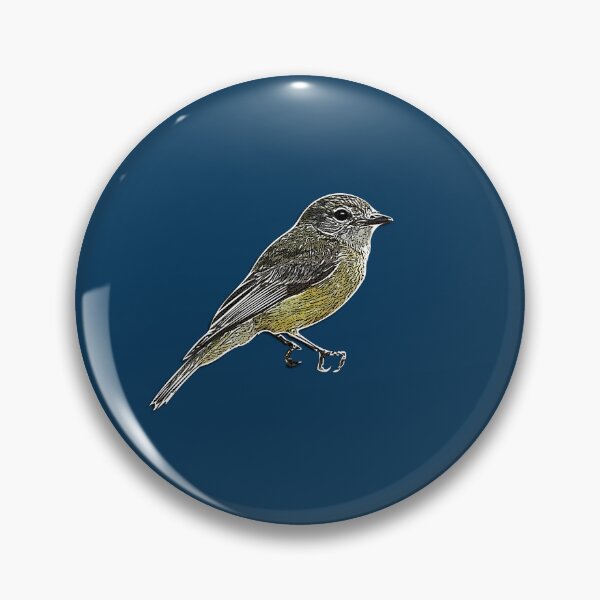 Item preview, Lemon-bellied Flyrobin White Alternate Design  designed and sold by designsasstultd.