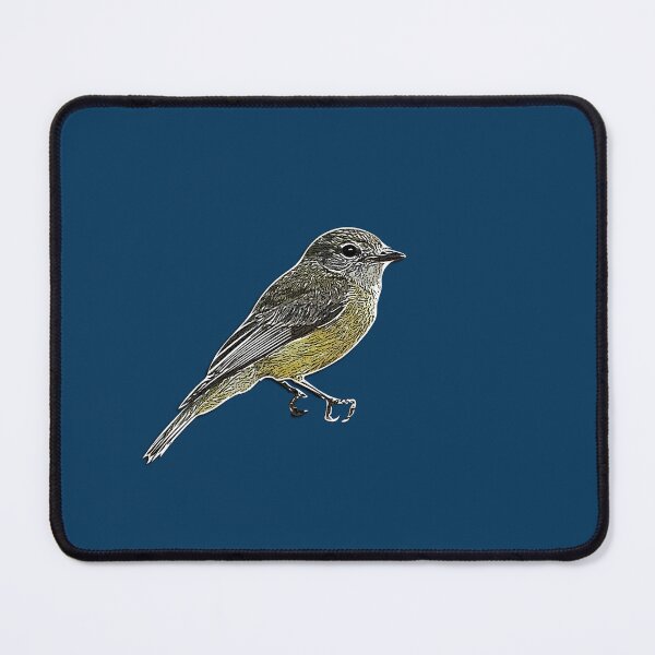 Item preview, Lemon-bellied Flyrobin White Alternate Design designed and sold by designsasstultd.