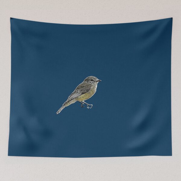 Item preview, Lemon-bellied Flyrobin White Alternate Design  designed and sold by designsasstultd.