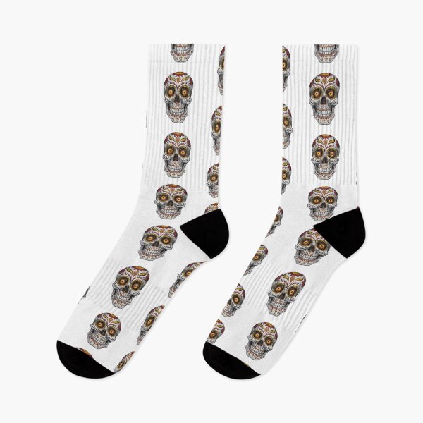 Item preview, Traditional Day of the Dead Skull designed and sold by FatGiantCat.